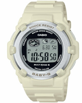 カシオ スポーツウォッチ BABY-G 電波時計 20気圧防水 デジタル ソーラー電波 腕時計 (BGR-3003NC-7JF) 電波ソーラー ストップウォッチ カウントダウンタイマー LED ライト付き ランニングウォッチ カシオ マラソン ランニング 時計 アウトドアウォッチ