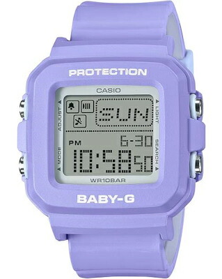 カシオ スポーツウォッチ BABY-G 10気圧防水 レディース デジタル 腕時計 文字盤 見やすい 大型液晶 (BGD-10K-6JR) ストップウォッチ カウントダウンタイマー LED ライト付き ランニングウォッチ カシオ マラソン ランニング 時計 アウトドアウォッチ