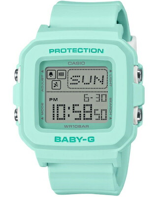 カシオ スポーツウォッチ BABY-G 10気圧防水 レディース デジタル 腕時計 文字盤 見やすい 大型液晶 (BGD-10-3JF) ストップウォッチ カウントダウンタイマー LED ライト付き ランニングウォッチ カシオ マラソン ランニング 時計 アウトドアウォッチ