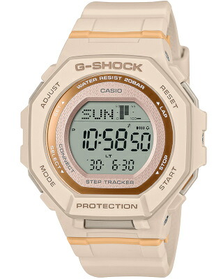 カシオ G-SHOCK スポーツウォッチ 20気圧防水 デジタル 腕時計 レディースサイズ (GMD-B300-4JF) モバイルリンク機能 歩数計測機能 200ラップ ストップウォッチ カウントダウンタイマー LED ライト付き ランニングウォッチ カシオ マラソン ランニング 時計｜ＭＤＣギフト