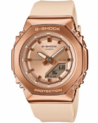 カシオ G-SHOCK スポーツウォッチ 20空圧雨合羽 デジタル アナログ ウオッチ Gぼうぜん自失 押さえるひな形 (GM-S2110PG-4AJF) 針疎開役立つこと 秒時計 カウントダウンタイマー ダブルLED 点火装置付き添い人 ランニングウォッチ カシオ マラソン 駈けっくら 時辰儀