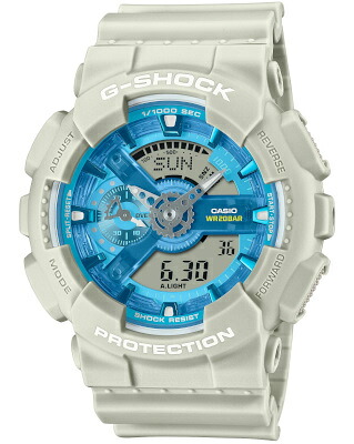 カシオ G-SHOCK スポーツウォッチ 20気圧防水 デジタル アナログ 腕時計 Gショック 限定モデル (GA-110AS-5AJF) 速度計測機能 1/1000秒 ストップウォッチ カウントダウンタイマー LED ライト付き ランニングウォッチ カシオ CASIO マラソン ランニング 時計