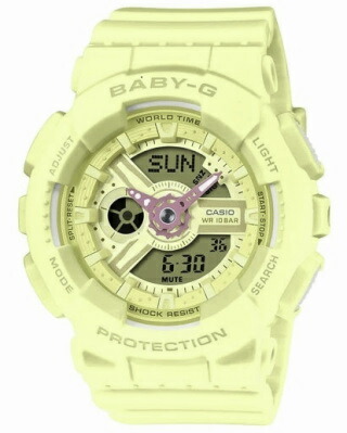 カシオ スポーツウォッチ BABY-G 10気圧防水 レディース デジタル アナログ 腕時計 文字盤 見やすい 蓄光塗料 (BA-110AH-9AJF) ストップウォッチ カウントダウンタイマー LED ライト付き ランニングウォッチ カシオ マラソン ランニング 時計 アウトドアウォッチ