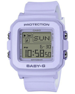 カシオ スポーツウォッチ BABY-G 10気圧防水 レディース デジタル 腕時計 文字盤 見やすい 大型液晶 (BGD-10KH-2BJR) ストップウォッチ カウントダウンタイマー LED ライト付き ランニングウォッチ カシオ マラソン ランニング 時計 アウトドアウォッチ