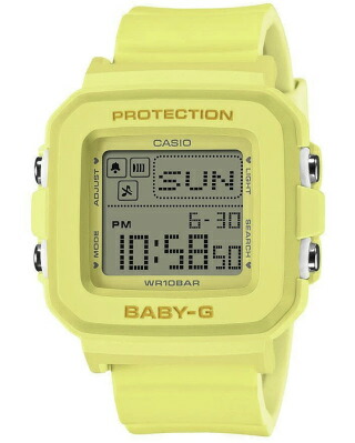 カシオ スポーツウォッチ BABY-G 10気圧防水 レディース デジタル 腕時計 文字盤 見やすい 大型液晶 (BGD-10KH-9JR) ストップウォッチ カウントダウンタイマー LED ライト付き ランニングウォッチ カシオ マラソン ランニング 時計 アウトドアウォッチ