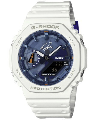 カシオ G-SHOCK スポーツウォッチ 20気圧防水 デジタル アナログ 腕時計 Gショック 限定モデル (GA-2100RI25-7AJR) 針退避機能 ストップウォッチ カウントダウンタイマー ダブルLED ライト付き ランニングウォッチ カシオ マラソン ランニング 時計
