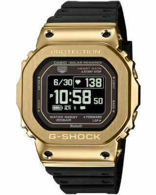 カシオ G-SHOCK スポーツウォッチ 20気圧防水 デジタル 腕時計 文字盤 見やすい スマートウォッチ (GM-H5600-9JR) モバイルリンク バイブレーション機能 ストップウォッチ タイマー LED ライト付き ランニングウォッチ カシオ マラソン ランニング 時計