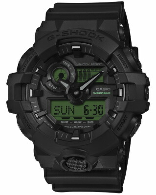 カシオ G-SHOCK スポーツウォッチ 20気圧防水 メンズ デジタル アナログ 腕時計 Gショック 限定モデル (GA-700BEG-1AJF) ストップウォッチ カウントダウンタイマー ターゲットタイム報知機能 LED ライト付き ランニングウォッチ カシオ マラソン ランニング 時計