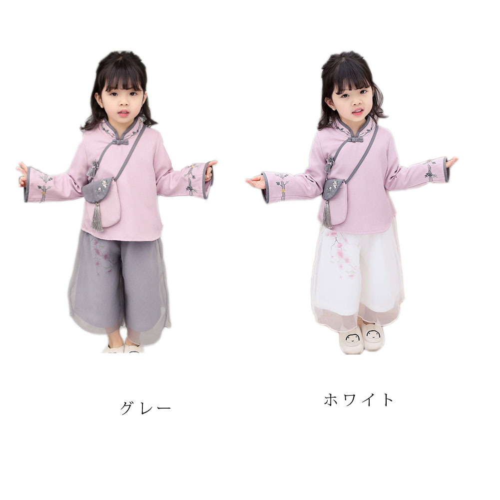 新作モデル 楽天市場 ベビー服 子供服 コスプレ 女の子 ガールズ 漢服 セット服 上下セット 2点セット 仮装 中華風 中華服 パーティー イベント ダンス Mdkstore楽天市場店 宅送 Lexusoman Com