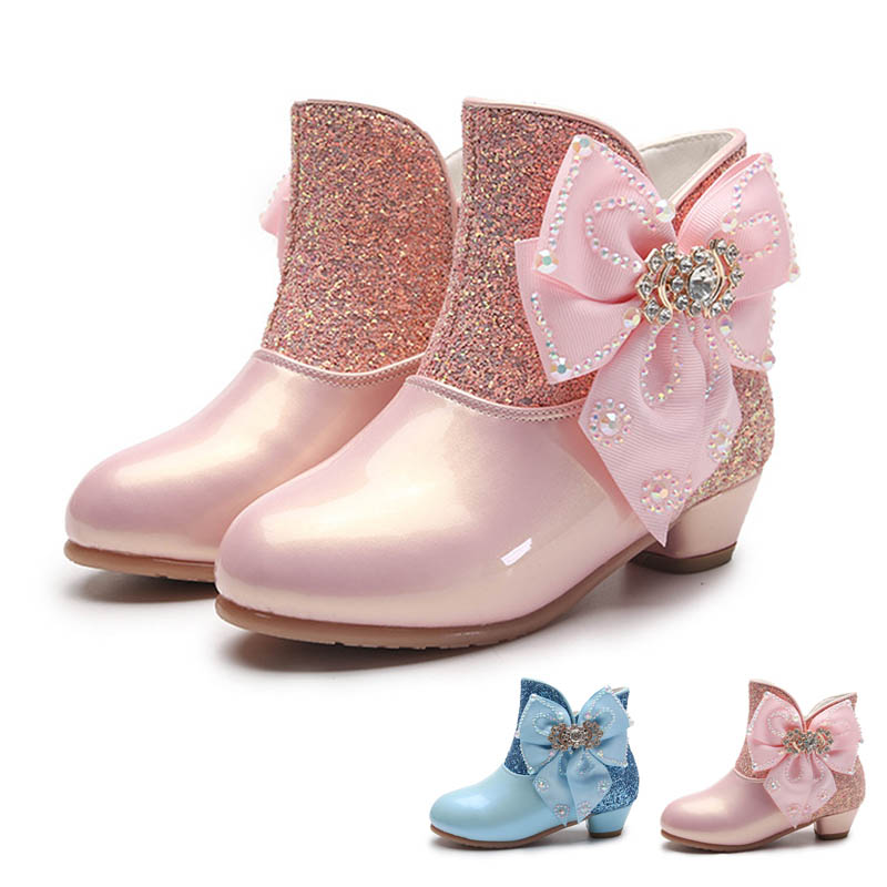 ベビーブーツ プリンセスシューズ Princessスノーブーツ ベビー 上品 入園式ウェディング靴 出かけ靴 出産祝い 演奏会 発表会 秋冬リボン飾り 結婚式 豪華 21年最新入荷 Princessスノーブーツ