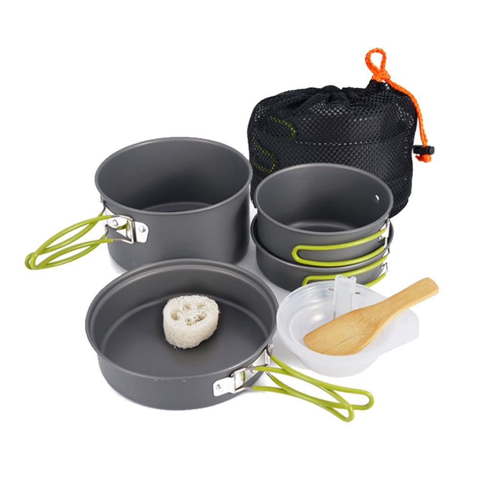 調理器具セット キャンプ用品 BBQ　食器　調理器具　ハイキング調理器具　鍋 キャンプ ファミリー