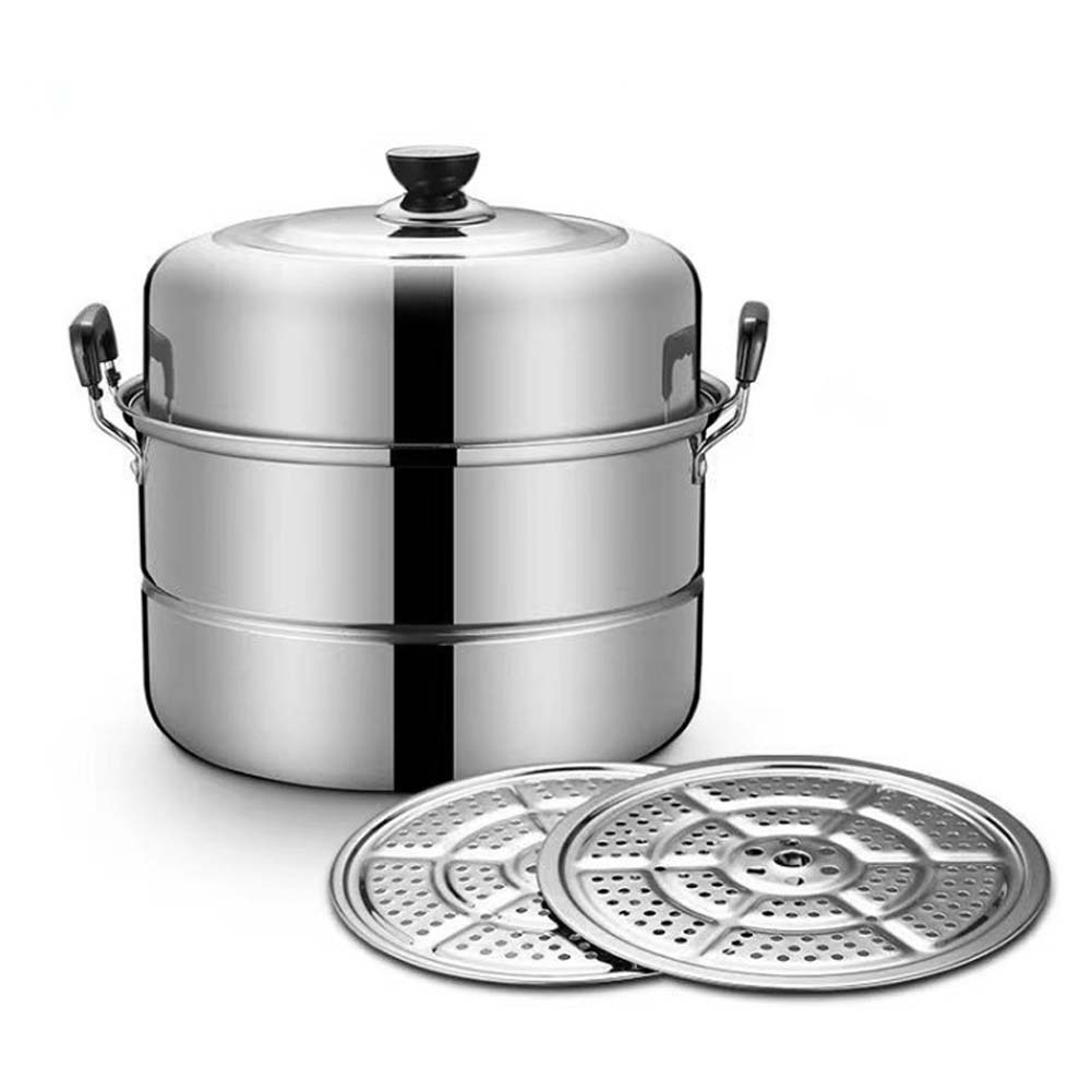 楽天市場】蒸し器 せいろ 蒸鍋 蒸しもの鍋 蒸し鍋34CM 二段特級深型 鍋