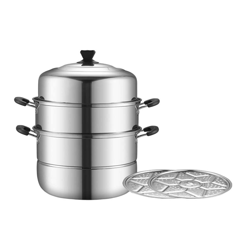 楽天市場】日本製 せいろ 蒸し器 アルミ製 二段+深鍋セット 30cm/2.5升