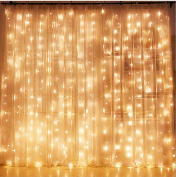 LED照度ともし火 6m*3m 600球 ５本仕かける ローボルトイルミネーション 窓掛けともし火 室内装飾ともし火 クリスマス 飾りつけ 雨合羽 露天相応う 8つ点灯行動様式