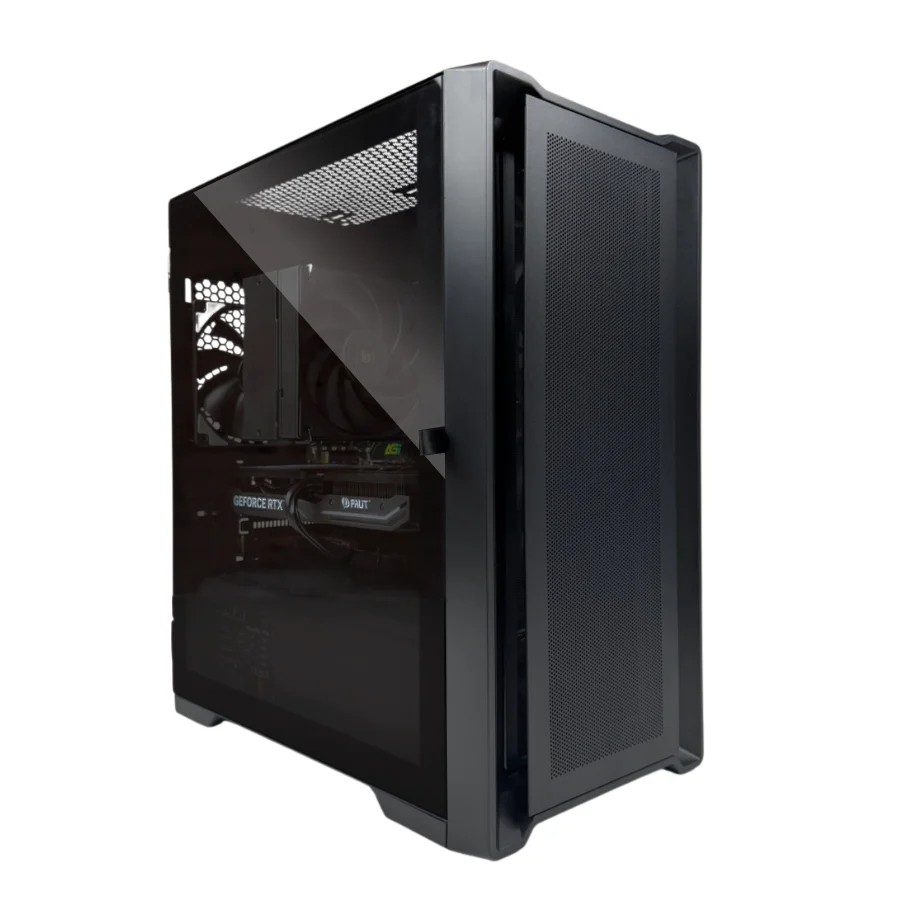 ゲーミングパソコン MDL  Ryzen7 5700X / RTX 5060Ti 積み上げる 事務机とっ始め Windows11 Home 空冷式 記憶装置・SSD静電容量選りわける可