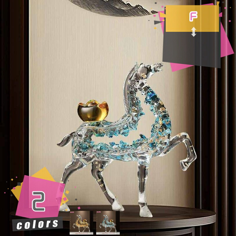 楽天市場】馬の置物 置物 馬 うま 親子 子馬 ホース シルバー 風水