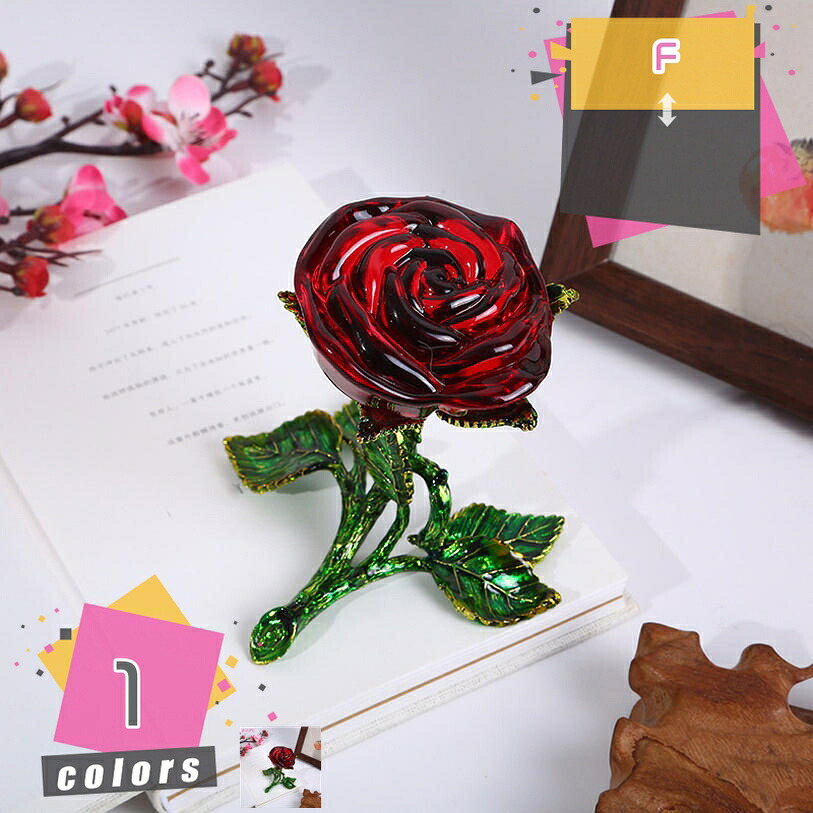 クリスタルの花 バラ 枯れない薔薇 クリスタル ガラスフラワー 置物 クリスタル装飾 クリスタル 花 ブーケ オーナメント ギフト 女性用 記念日 結婚式 クリスマス バレンタイン 母の日誕生日 結婚記念日プレゼント mdnat