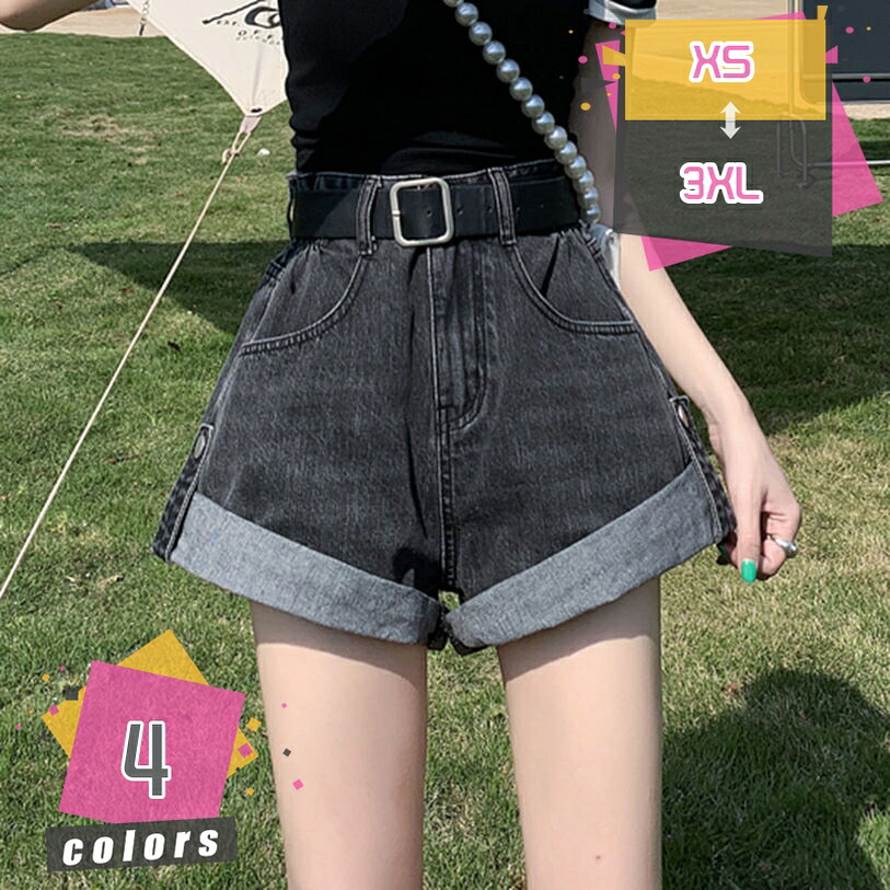 1000円OFFクーポン デニム ショートパンツ レディース 裾 ロールアップ ボトムス 定番 カジュアル シンプル デニム 大人 可愛い おしゃれ 女子 ポケット 水着の上に着る 無地 普段使い 大人 ミニ丈 ショート丈 大学生 薄手 春 夏 mdnat
