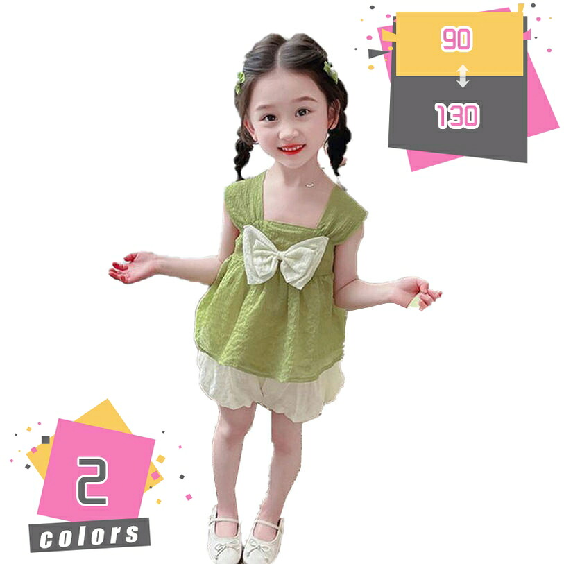 1000円OFFクーポン 子供服 女の子 キッズ 2点セット 袖なし セットアップ トップス ショートパンツ ノースリーブ 水玉柄 ボトムス シャツ キッズ服 セットアップ 上下セット 可愛い 夏 夏服 ゆったり 可愛い お出かけ 小学生 通学着 mdnat｜TandM