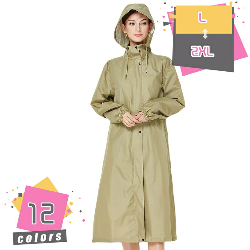 2000円OFFクーポン レインコート 反射テープ 男女兼用 レインウエア ロング丈 雨具 自転車ポンチョレインポンチョ 自転車 軽量 快適 撥水 防風 防水 通勤 通学 梅雨対策 レディース おしゃれ レインポンチョ メンズ かっぱ レインウェア ロップあり mdnat｜TandM