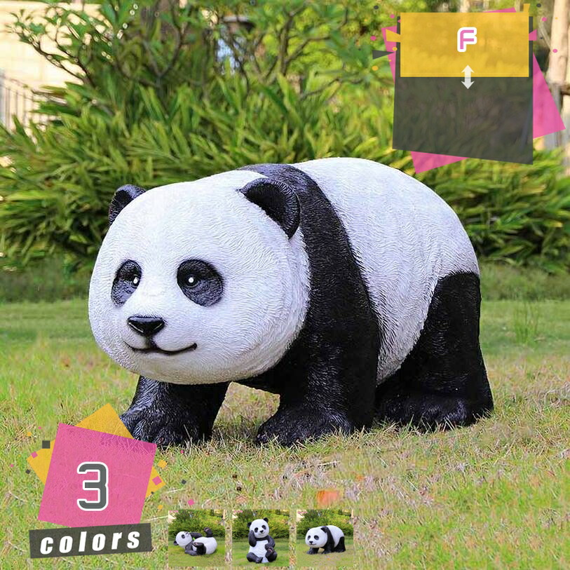 2000円OFFクーポン ガーデンオーナメント パンダ ガーデニング雑貨 ガーデンオブジェ オーナメント 庭 置物 大きい ガーデン ぱんだ ガーデニング ガーデン雑貨 園芸雑貨 庭飾り 装飾 オブジェ インテリア雑貨 飾り 園芸 北欧 インテリア mdnat