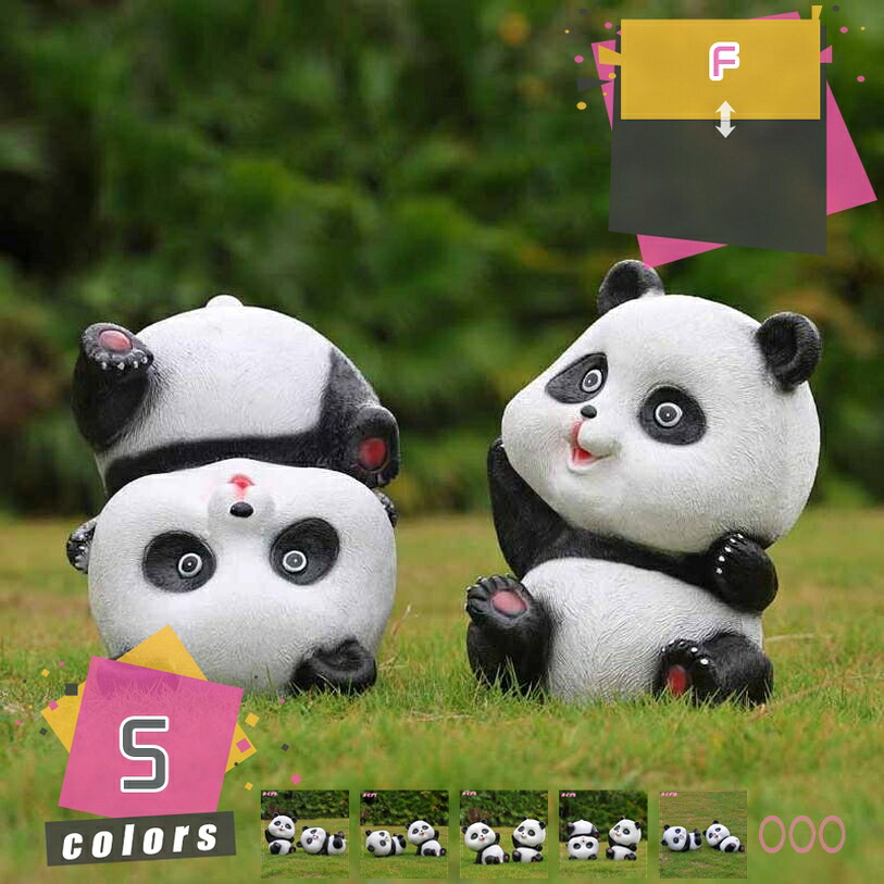 2000円OFFクーポン ガーデンオーナメント 置物 オブジェ 庭 ガーデニング 装飾 インテリア装飾小物 動物 ガーデン 飾り パンダ 大型 ガーデン雑貨 ガーデニング雑貨 屋外 庭の置き物オブジェ 防水 ガーデンオブジェ mdnat｜TandM