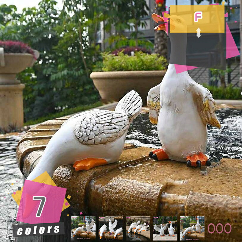 2000円OFFクーポン ガチョウ 置物 ガーデン オブジェ インテリア ガーデニング 屋外 オーナメント 装飾 鳥オブジェ 庭 雑貨 庭飾り 庭の装飾 プレゼント ギフト ガーデニング雑貨 園芸 アウトドア 部屋 デコレーション 樹脂 mdnat｜TandM