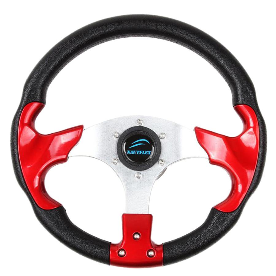【百貨店大売り出し】【並行輸入品】 小船 舟・船 レーシングヨット ステアリング車輪 350粍 米国海兵隊員小船 無指向性 3輻 3/4in 19粍 テーパー