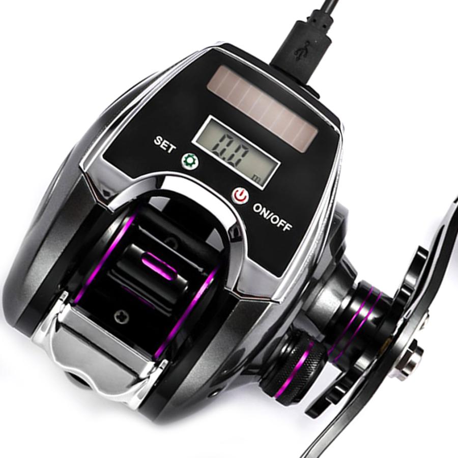 【並行輸入品】 陰電子木管 baitcasting usb ソーラー申し受ける カウンタ デジタル見せびらかす 車輪 8.0:1 高速道路比 プロファイル