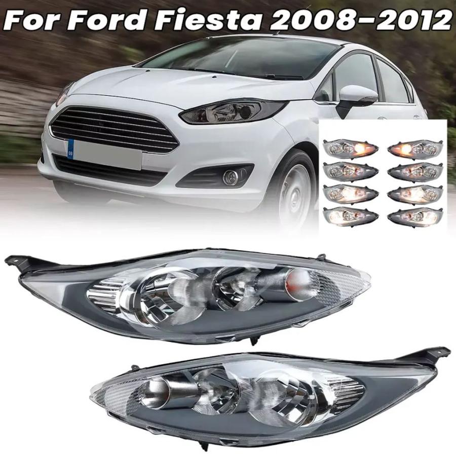 【並行輸入品】フォード フィエスタ VI MK7 2008-2012 ヘッドライト ヘッドランプ H1 H7 ハロゲンバルブ フロントバンパーライト アクセ|エムディーアール 店