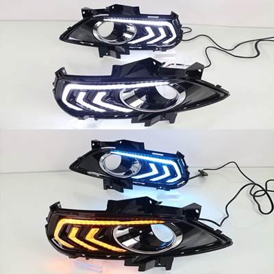 【並行輸入品】 フォードモンデオフュージョン用LEDフォグランプカバー ヘッドライト フォグライト 2013 2014 2015 2016 2個｜エムディーアール　店