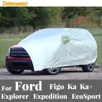 【並行輸入品】 フォードエクスプローラー用フルカーカバー アンチUV防雪雨保護 防塵カバー エコスポーツエクスペディション カ アウト｜エムディーアール　店