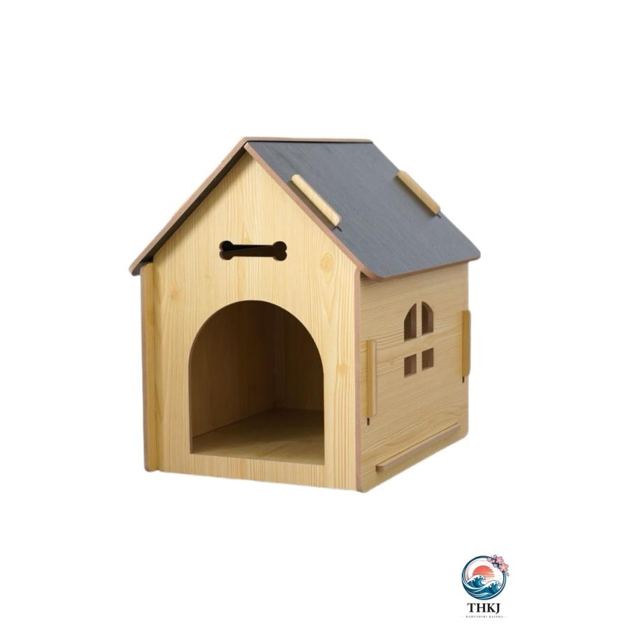 犬小屋ドーム型ベッド 屋外用 ドッグハウス 犬舎 小型犬 中型犬 木製 ペットハウス シェルタ いぬごや 清潔 水洗いOK 腐食に強い サビな|エムディーアール 店