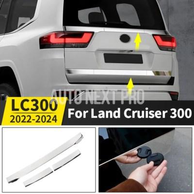 適用 2021 2022 2023 2024 トヨタランドクルーザー300 ステンレス テールゲートデコレーション ストリップ LC300 FJ300 インテリア アッ｜エムディーアール　店