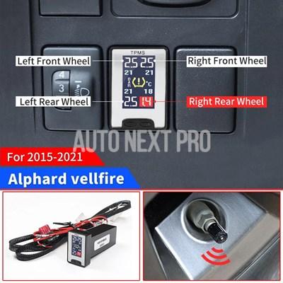 トヨタ アルファード ヴェルファイア 30 シリーズ 2015-2023 アップグレードアクセサリータイヤエア圧 システム OBD タイヤエア圧センサ｜エムディーアール　店