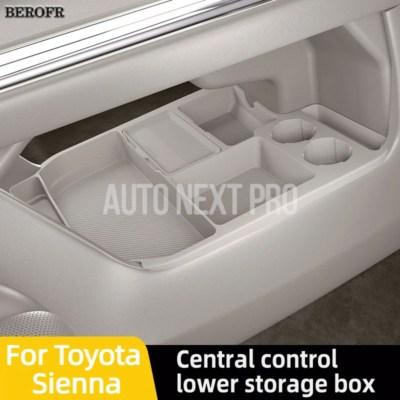 トヨタ シエナ用シリコン収納ボックス センターコンソール下層カスタム専用車内アクセサリーオーガナイザー｜エムディーアール　店