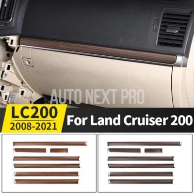 トヨタランドクルーザー J200 2008-2021 ピーチウッド交換ドアパネルトリム + 中央制御トリム LC 200 インテリアアクセサリー|エムディーアール 店
