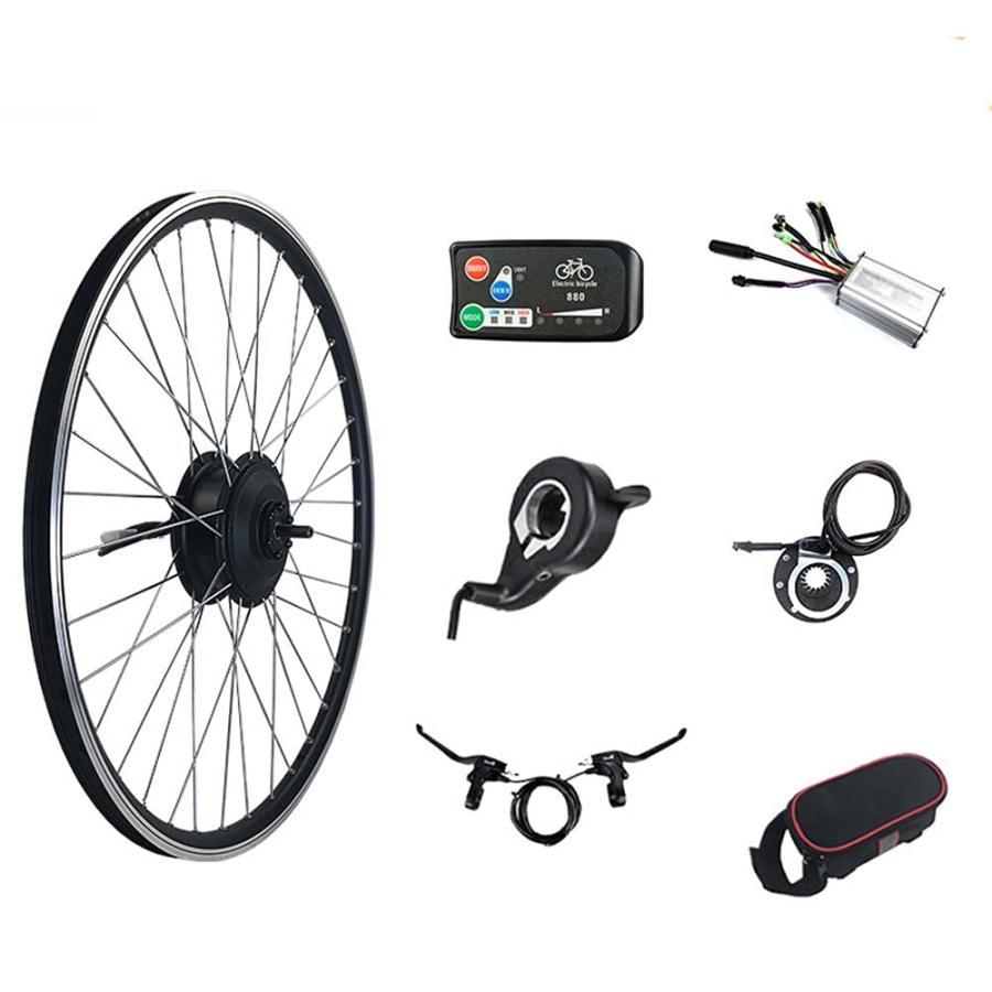 電動自転車変換キット36V500WE-Bike変換キット電動自転車キットE-Bike電動自転車ブラシレスモーターハブ16￥