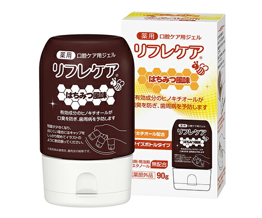 リフレケア（口世話をする用ジェル）90g はちみつ味わい 6個書き割り