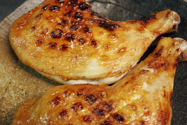 楽天市場 ローストチキンに 北海道産 骨付き鶏レック レッグ 2本 約600ｇ 十勝バーベキュー工房