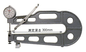 尾崎製造所 K-1 ダイヤルシートゲージ (奥ふかさ位置づける器) 0.01粍手合い PEACOCK ピーコック