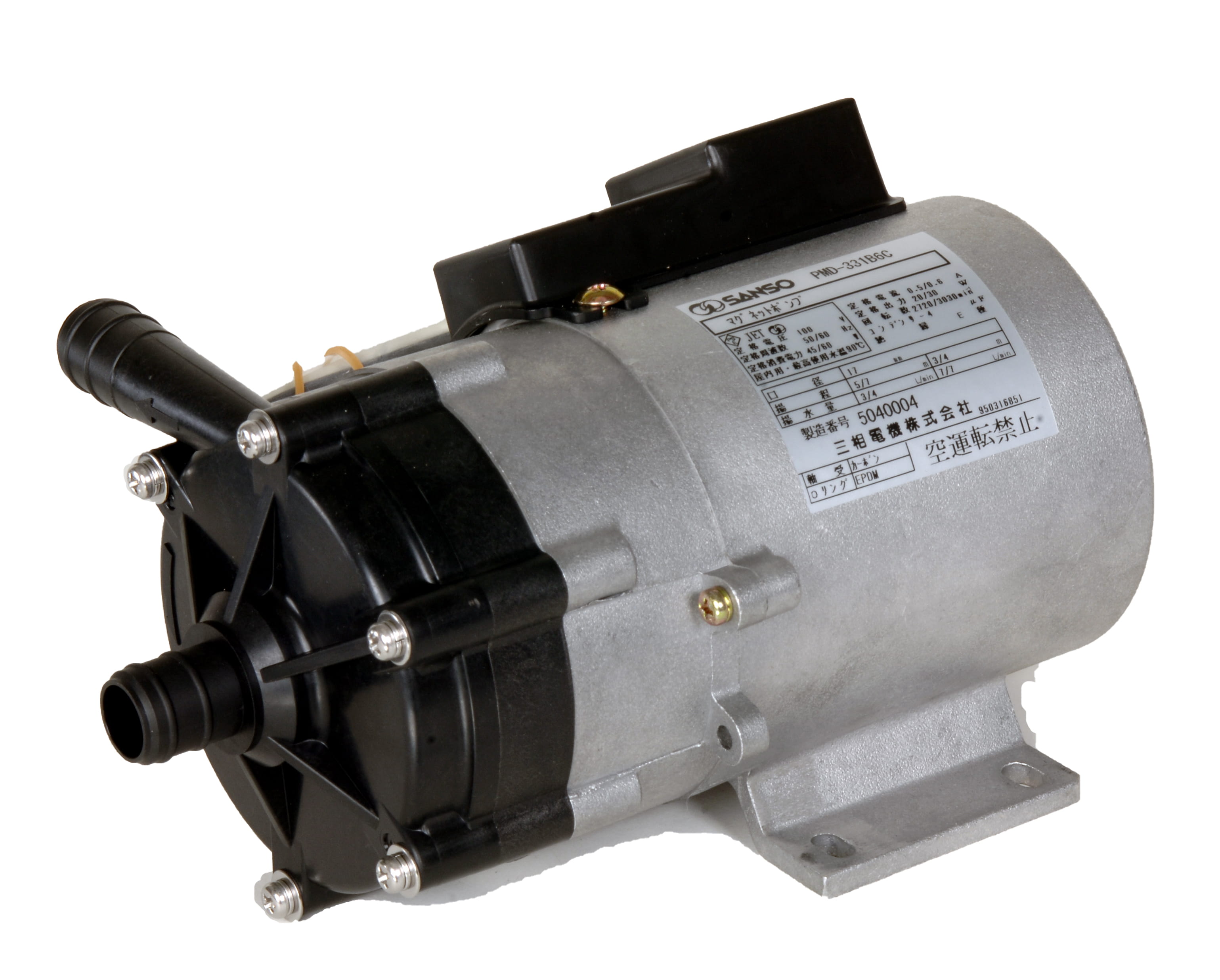 三相電機 PMD-331B6C 磁石揚水機(温水用) 単相100V 50/60サイクル(製造会社直送品)