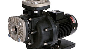 三相電機 80PSPZ-22023B-E3 自吸式ヒューガルポンプ(脂製塩水用) 三相200V 60サイクル(製造会社直送品)