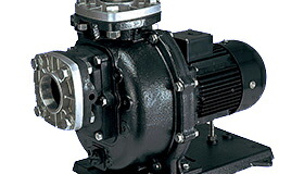 三相電機 80PSPZ-55033B-E3 自吸式ヒューガルポンプ(鋳物+樹脂製海水用) 三相200V 60Hz 高効率モータ搭載 SUSフランジ(メーカー直送品)|メカノマート 店