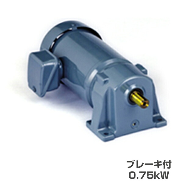 シグマー技研 SMLB2-08-80 SG-P1 ギヤモーター 平行軸 単相脚取付型 (ブレーキ付) 0.75kW｜メカノマート　店 79,061円
