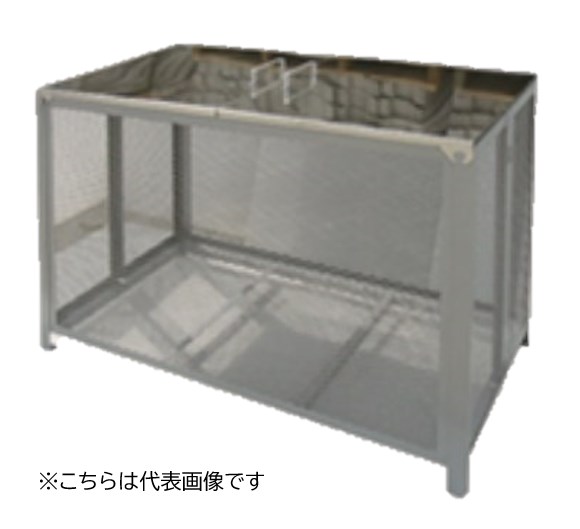 テラダ GP-120BR ゴミステーション ブラウン(茶色) 簡易ワンタッチ組立式 事業所向け 495L ゴミ箱 屋外 ごみ収集 集積 カラス・猫除け 置場