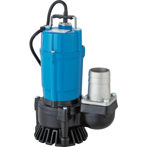 ツルミ HS3.75SL-62 原則として工事水抜き用水中ハイスピンポンプ  60サイクル 単相100V 差しわたし80粍 鶴見製作所