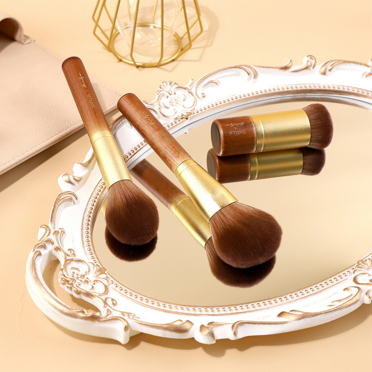 SIXPLUS x マリリン メイクブラシ 10本セット 【選べる特典付】 コラボ