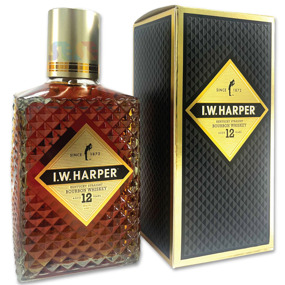 I.W. HARPER 12年 3本セット　ハーパー 楽天市場】[新型 正規品] I.W.ハーパー 12年 750ml 3本セット 43