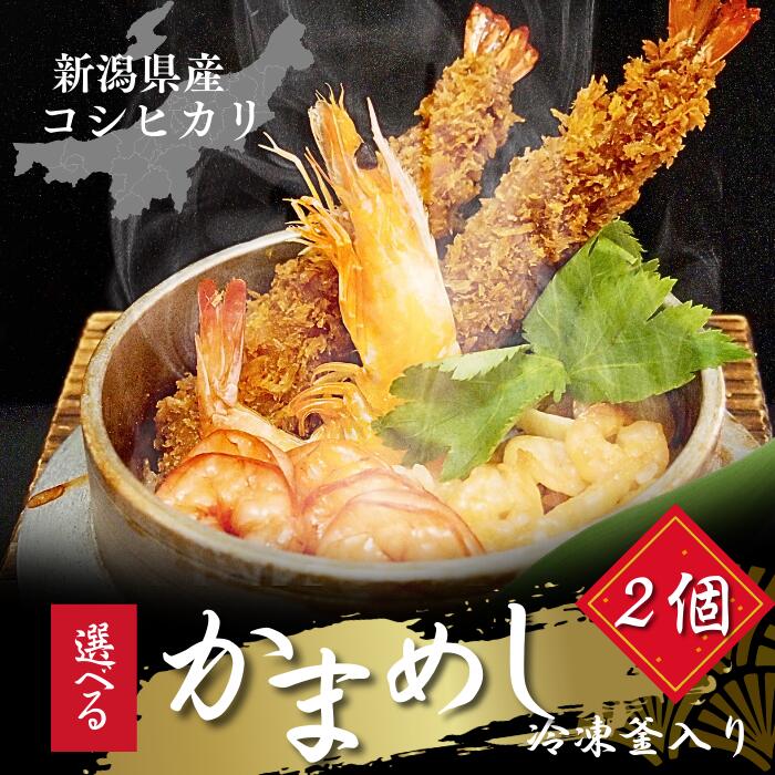 新潟の美味しいコシヒカリを使った 2種類選べる 冷凍釜めしセット レンジで簡単 お歳暮 釜飯 かまめし 釜飯セット 御歳暮 ご飯セット 一人 真空パック ごはん 食品 レンチンご飯 美味しい 冷凍食品 お弁当 贈答 ギフト 新潟コシヒカリ 冷凍弁当 贈答品 駅弁 送料無料 グルメ